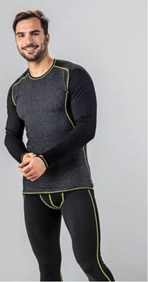 Превью  Комплект термобелья LOEFFLER Transtex Warm CB M Black/Light green